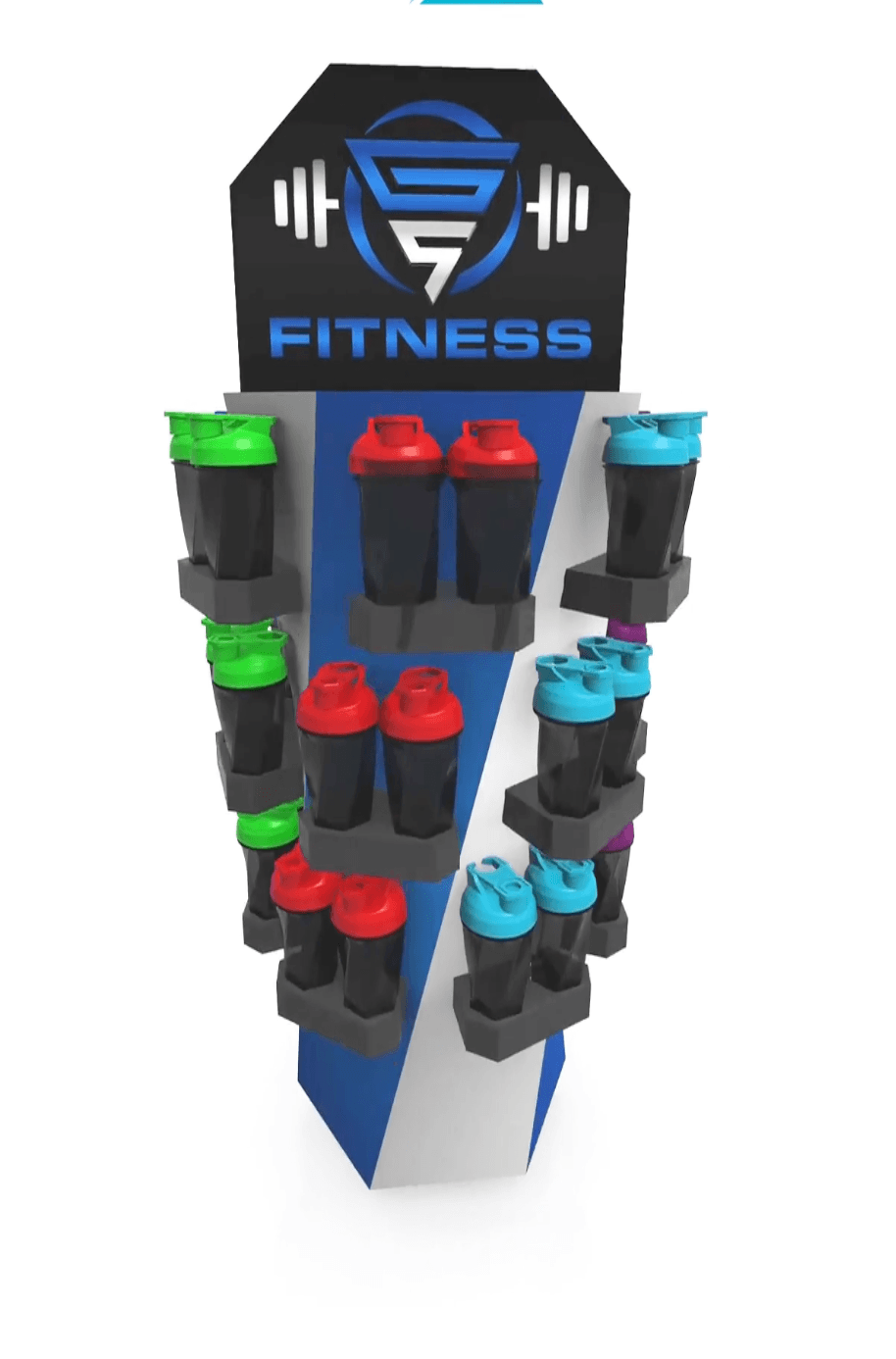 Shaker Bottle Display