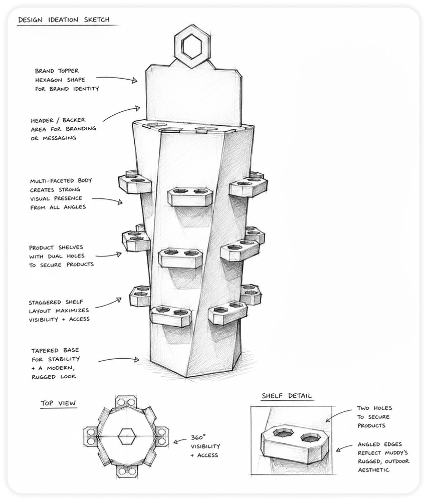 Shaker Bottle Display